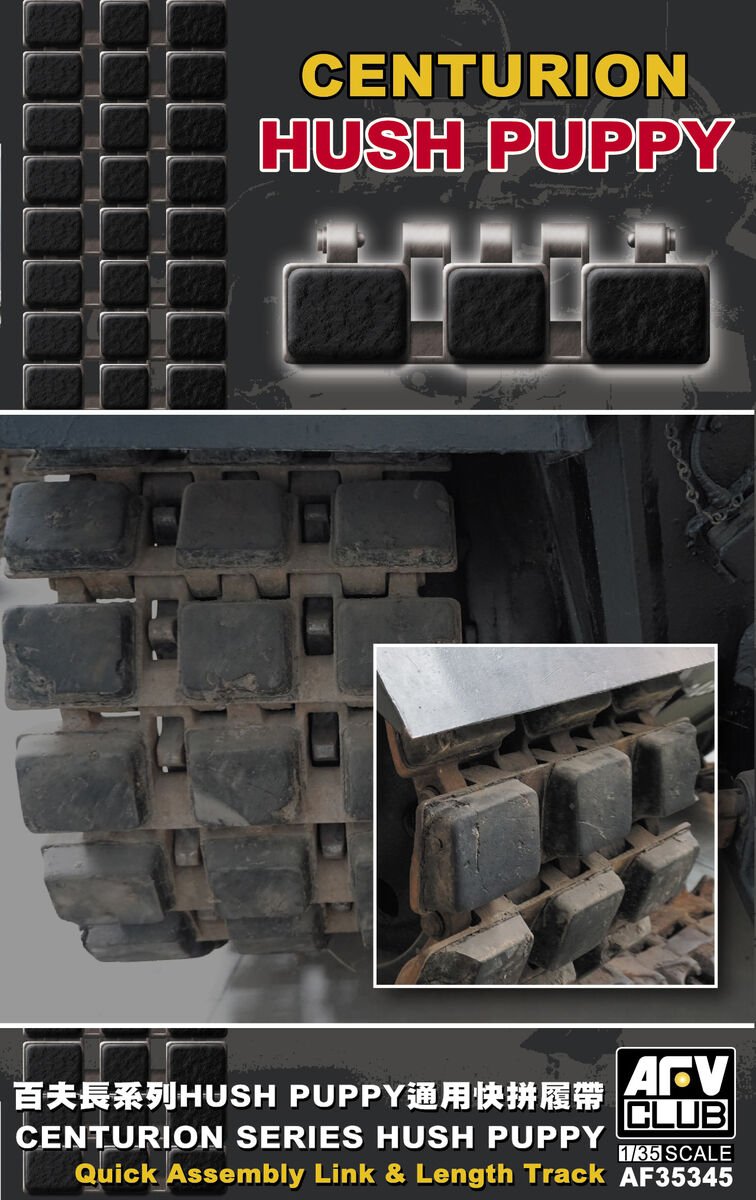 AFV Club 35345 Centurion Series HUSH Puppy Quick Assembly Link &amp;amp; Length Track 1/35