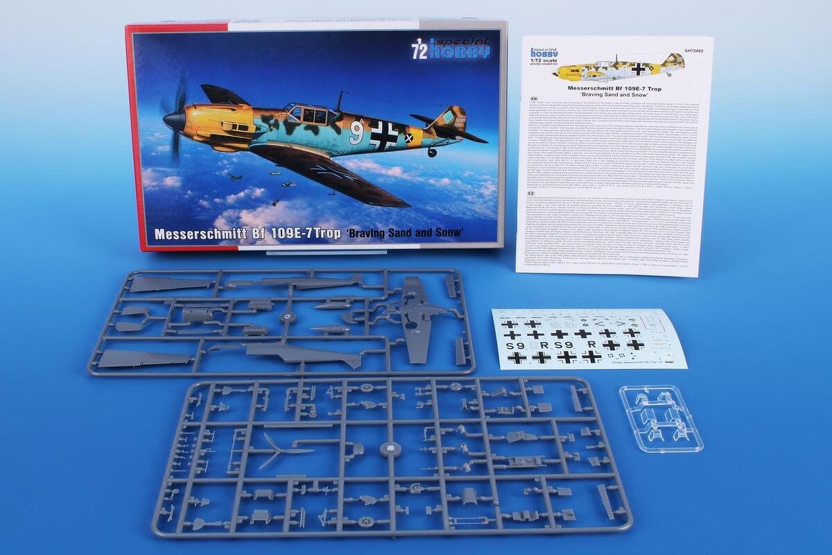 Special Hobby 72462 Messerschmitt Bf 109E-7Trop ‘Braving Sand and Snow’ 1/72 – zdjęcie 2