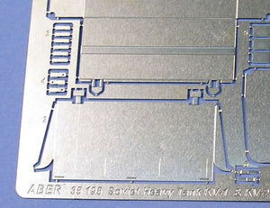 Aber 35195 Russian heavy tank KV-1, KV-2 - vol. 5 - additional set - tool boxes late type for early fenders 1/35 – zdjęcie 2