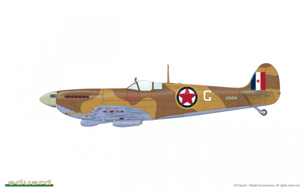 Eduard 82126 Spitfire Mk. Vc TROP 1/48 – zdjęcie 8
