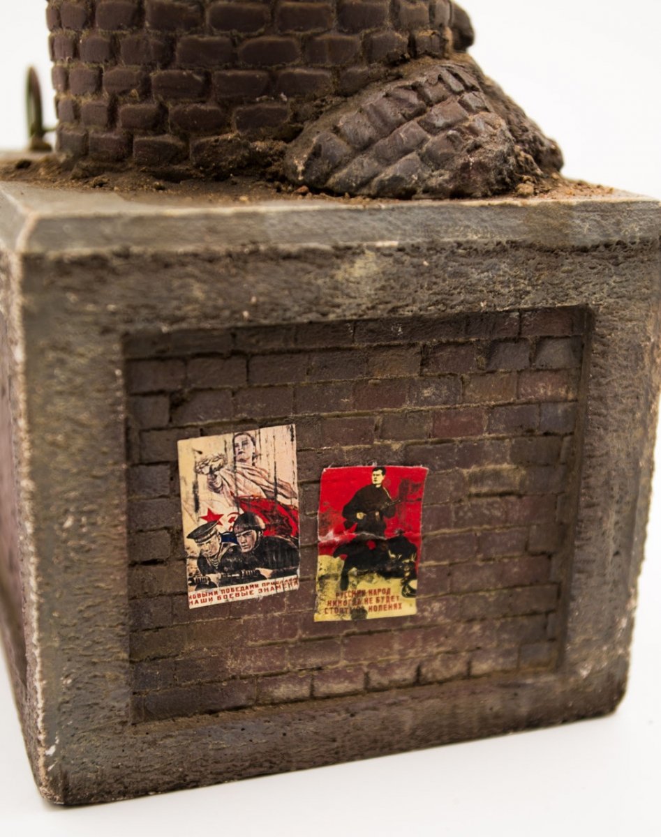 RT-Diorama 35300 Ruined Factory chimney 1/35 – zdjęcie 9