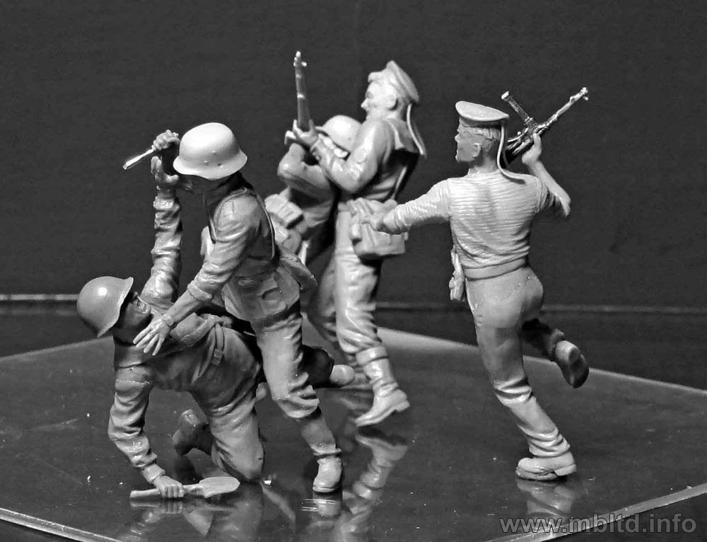 Master Box 35152 Soviet Marines German Infantry 1941-1942 1/35 – zdjęcie 2