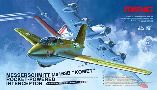 Meng modèle QS-001 Messerschmitt Me-163B "Komet" 1/32