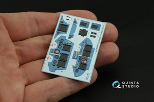 Quinta Studio QDS-32095 Su-30SM 3D-Printed &amp;amp; coloured Interior on decal paper (conversion for Trumpeter Su-30MKK) (Small version) 1/32 – zdjęcie 12