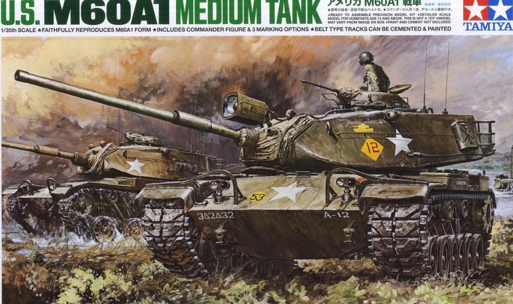 Tamiya 25166 US KPz M60A1 Medium Tank 1/35