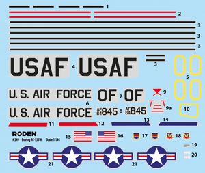 Roden 349 Boeing RC-135V/W Rivet Joint 1/144 – image 3