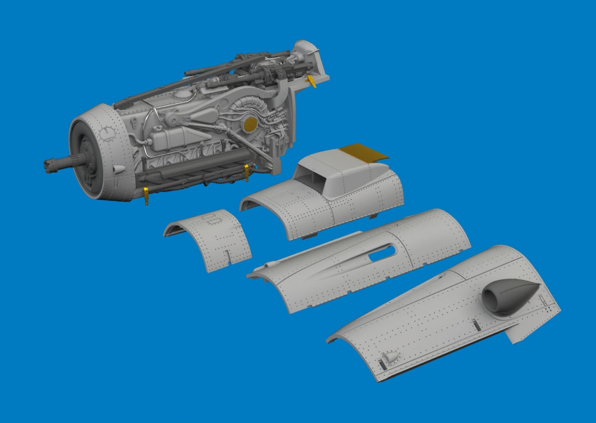 Eduard 672402 Bf 109G-10 Erla engine PRINT Eduard 1/72 – zdjęcie 3