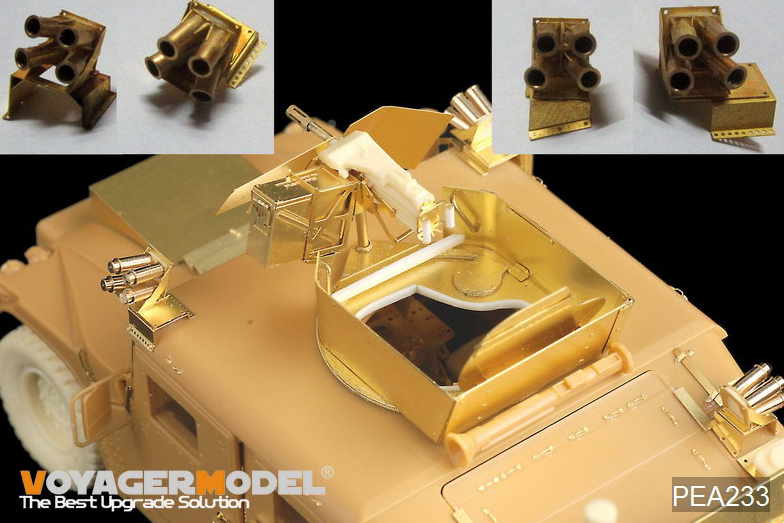 Voyager Model PEA233 Modren HUMVEE family smoke discharger (16PCS) (GP) 1/35 – image 2