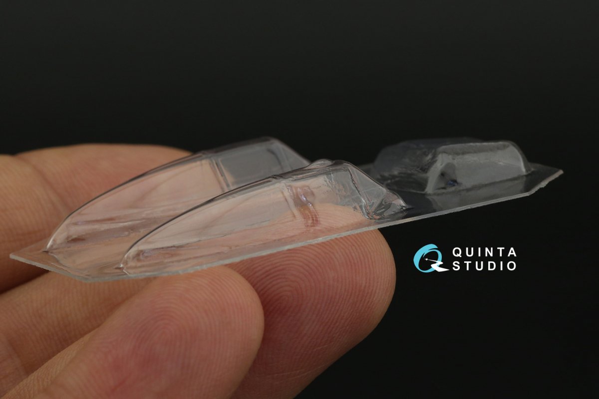 Quinta Studio QC72035 Hawker Typhoon Mk.1b (early) vacuumed clear canopy (Brengun) 1/72 – image 3