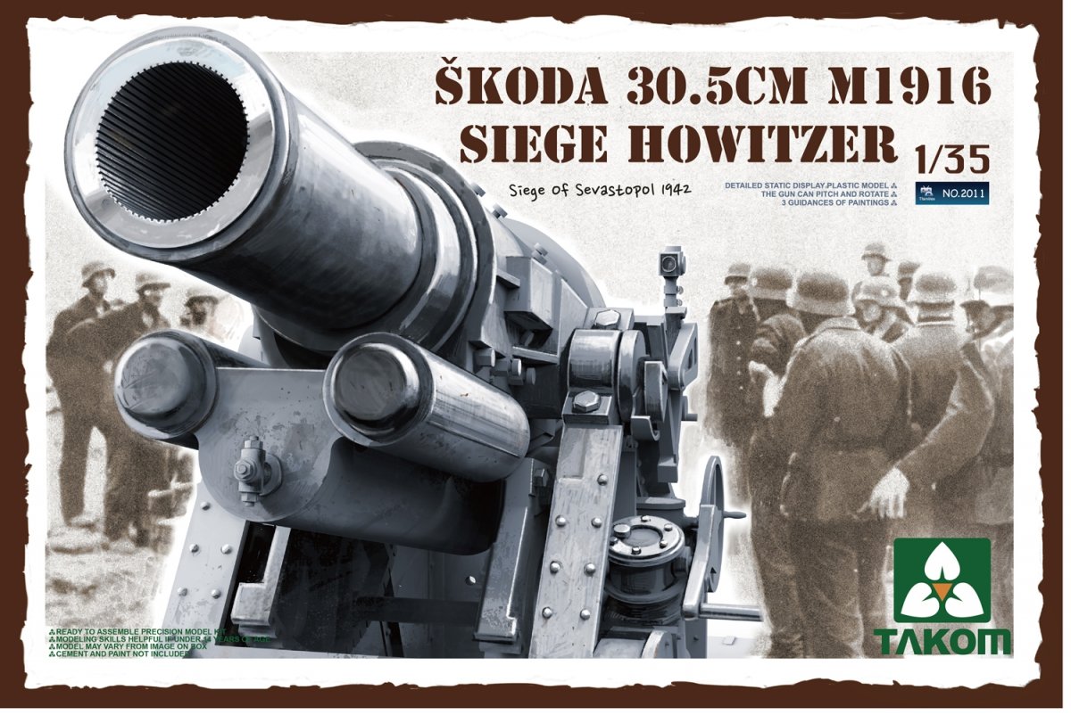 Takom 2011 Skoda 30,5CM m1916 Siege Howitzer 1/35