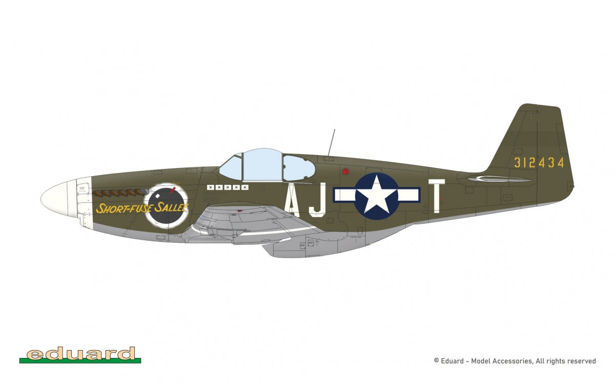 Eduard 82176 P-51B Mustang Malcolm Hood Canopy - The ProfiPACK Edition 1/48 – zdjęcie 8