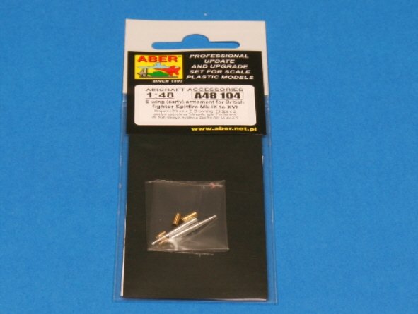 Aber A48 104 E wing (early) armament for British fighter Spitfire Mk.IX to XVI 1/48 – zdjęcie 4