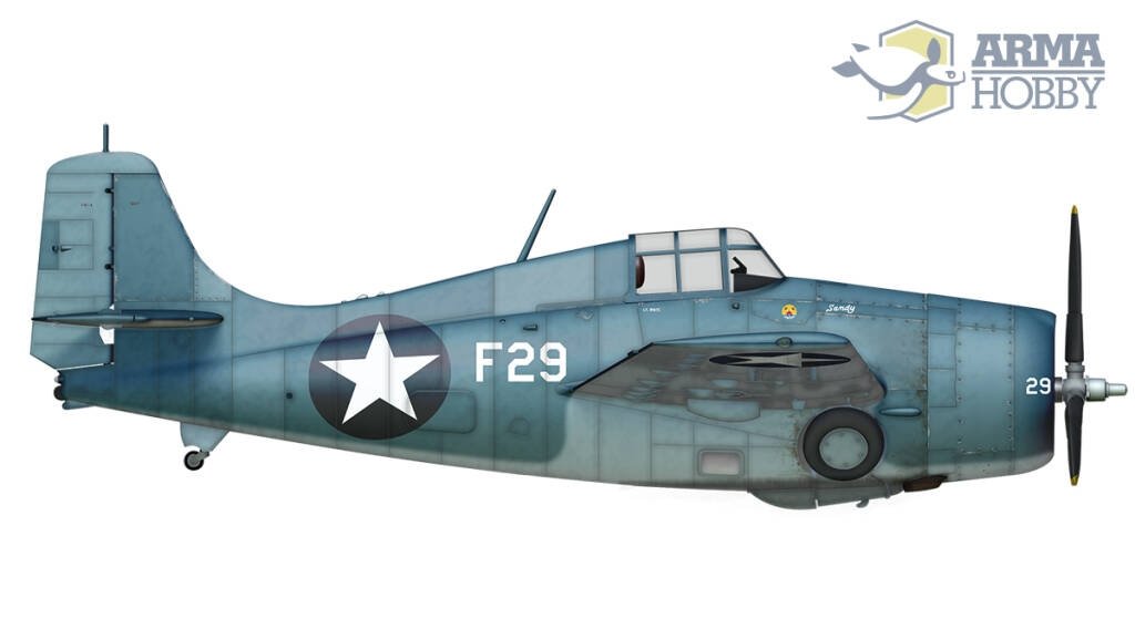 Arma Hobby 70048 F4F-4 Wildcat® Model Kit 1/72 – zdjęcie 3