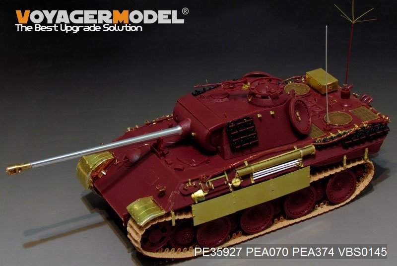 Voyager Model PE35927 WWII German Panther A Late Version For MENG TS-035 1/35 – zdjęcie 4