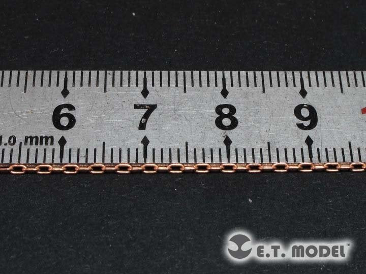 E.T. Model T-016 Chains (2.0mm*1.0mm Φ0.2mm , brass)