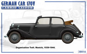 MiniArt 38016 GERMAN CAR 170V CABRIO SALOON 1/35 – zdjęcie 7