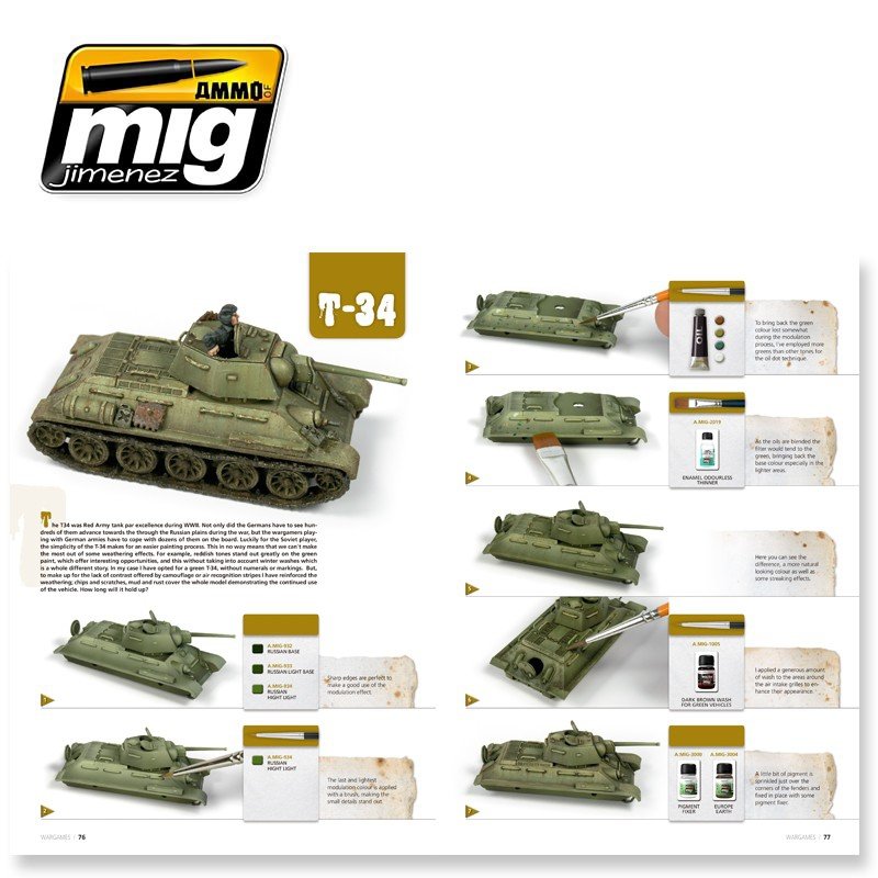 AMMO of Mig Jimenez 6003 PAINTING WARGAME TANKS (English) – zdjęcie 3