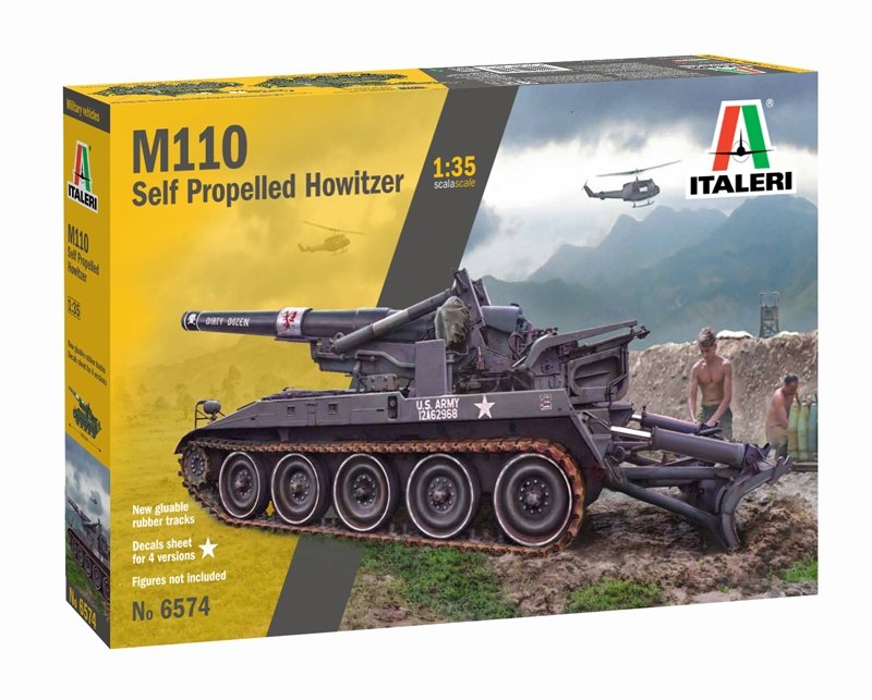 Italeri 6574 M110 Self Propelled Howitzer 1/35 – image 2
