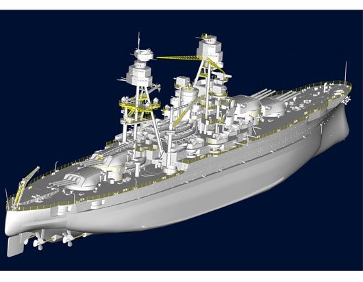 Trumpeter 03701 USS Arizona BB-39 1/200 – image 4