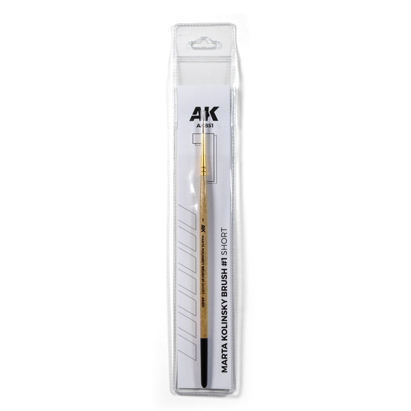 AK Interactive AK851 MARTA KOLINSKY BRUSH #1 SHORT – image 3