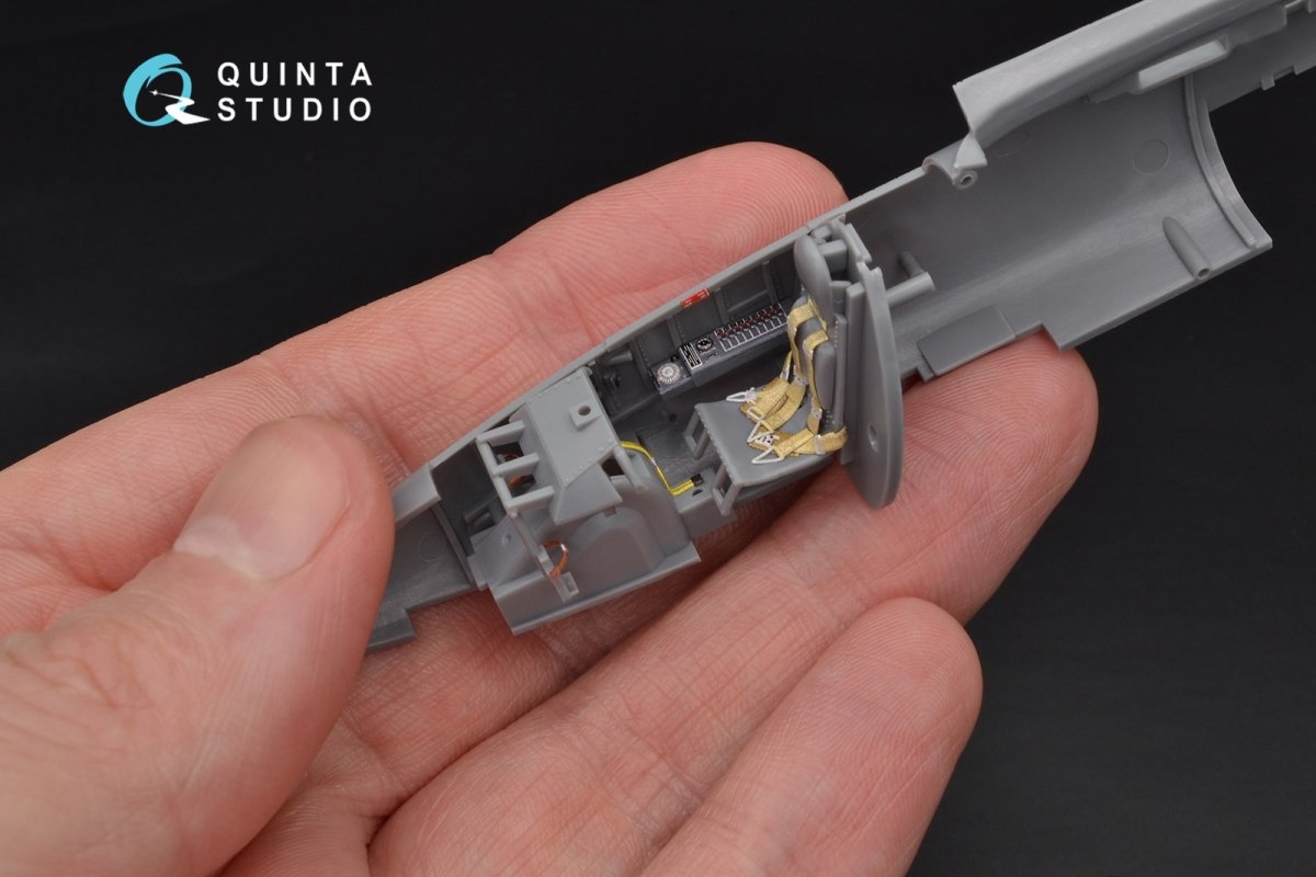 Quinta Studio QD48106 He-162 3D-Printed &amp;amp; coloured Interior on decal paper (for Tamiya kit) 1/48 – zdjęcie 7