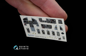 Quinta Studio QD48039 F-15C 3D-Printed &amp;amp; coloured Interior on decal paper (for GWH kit) 1/48 – zdjęcie 8