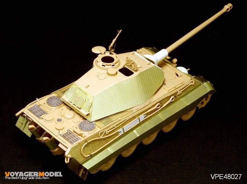 Voyager Model VPE48027 Photo Etched set for KING TIGER porsche (For TAMIYA32539) 1/48 – imagen 2