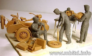 Master Box 3560 German motocycle repair team 1/35 – zdjęcie 9
