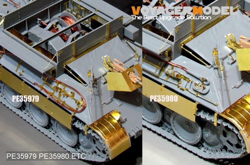 Voyager Model PE35979 WWII German Bergepanther Ausf.A (Early type,Panther A tool holders) Basic For TAKOM 2101 1/35 – zdjęcie 16