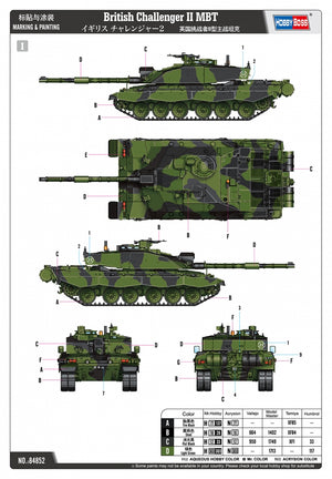 Hobby Boss 84852 Challenger II British MBT 1/48 – zdjęcie 3