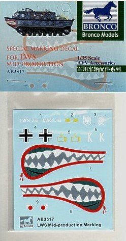 Bronco AB3517 Special Marking Decal for LWS Mid production 1/35