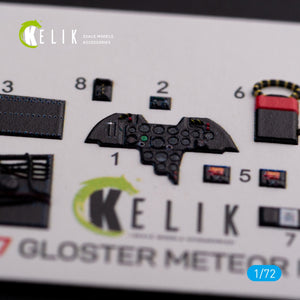 KELIK K72077 Gloster Meteor F.8 interior 3D decals for Airfix kit 1/72 – zdjęcie 5