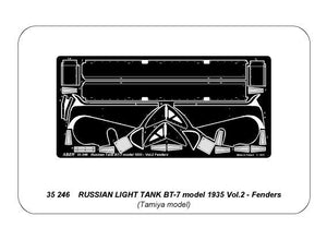 Aber 35246 Russian light tank BT-7 - vol. 2 - additional set - fenders 1/35 – image 4