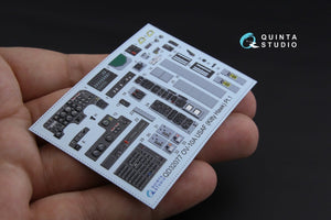 Quinta Studio QD32077 OV-10A (USAF version) 3D-Printed &amp;amp; colored Interior on decal paper (for KittyHawk kit) 1/32 – image 4