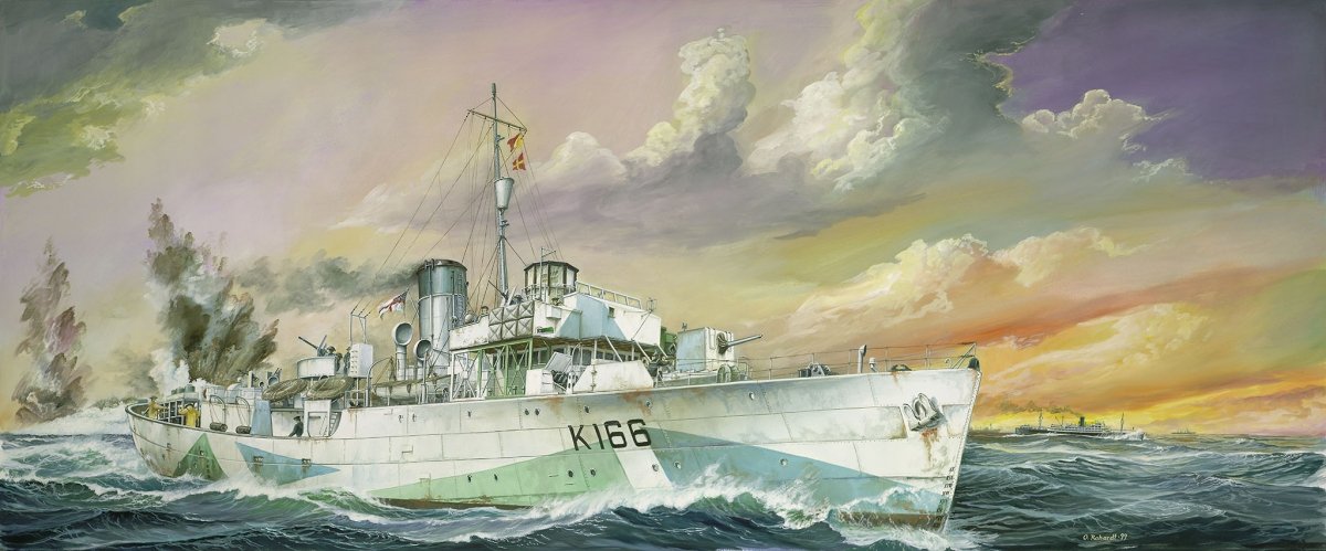 Revell 00451 Flower Class Corvette Technik 1/72 – zdjęcie 3