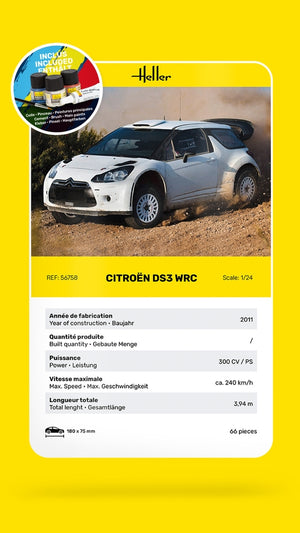 Heller 56758 Citroen DS3 WRC - Starter Kit 1/24 – zdjęcie 7