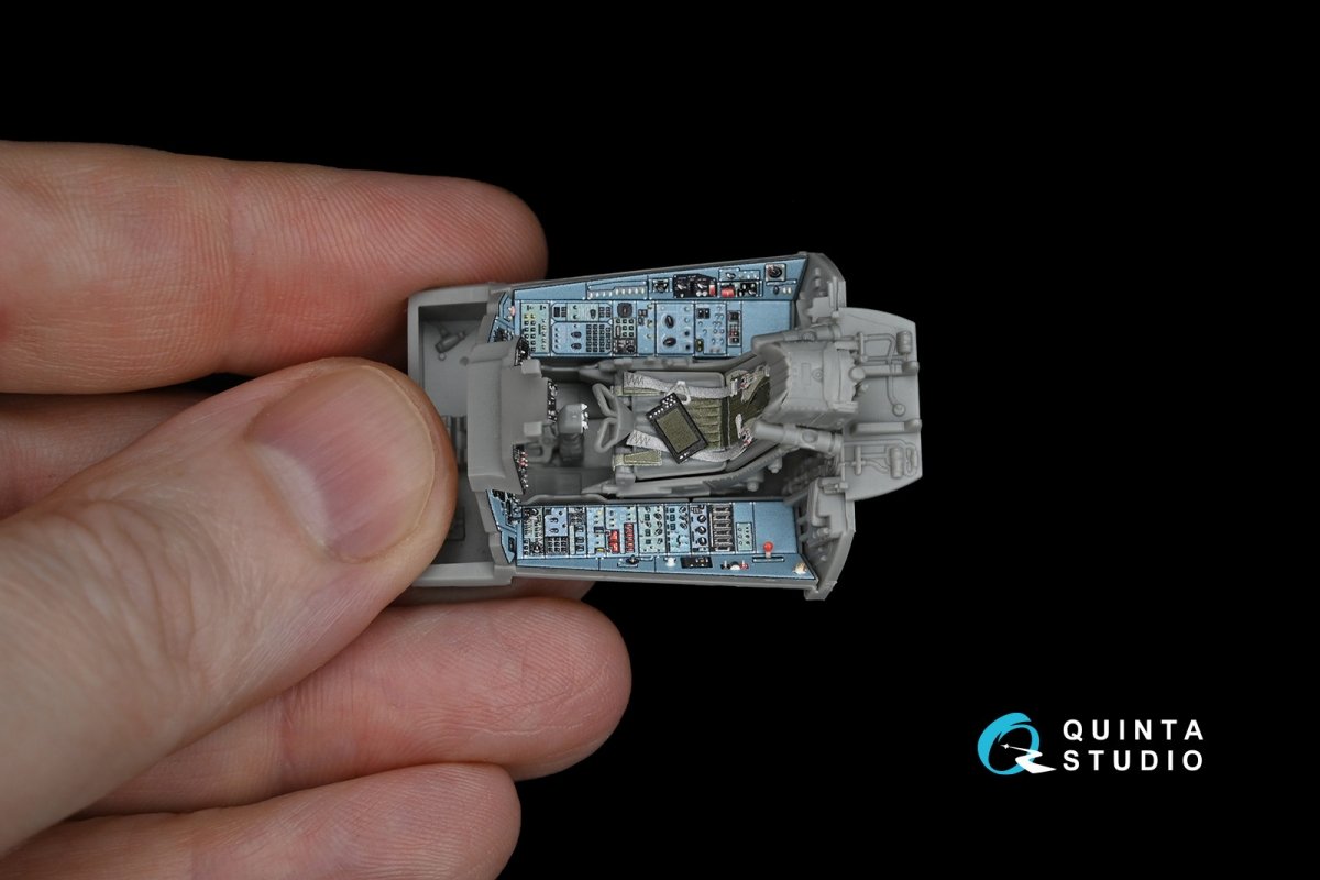 Quinta Studio QD48172 Su-33 3D-Printed &amp;amp; coloured Interior on decal paper (for Kinetic kit) 1/48 – zdjęcie 5