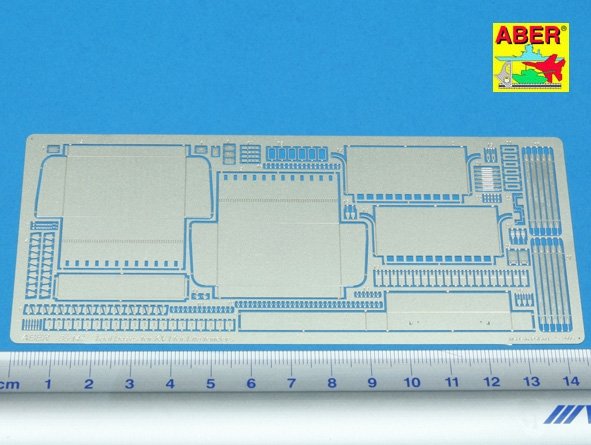 Aber 35147 Soviet KWI tank part 5. Tool trays for late fenders (TAM) (1/35) – image 2