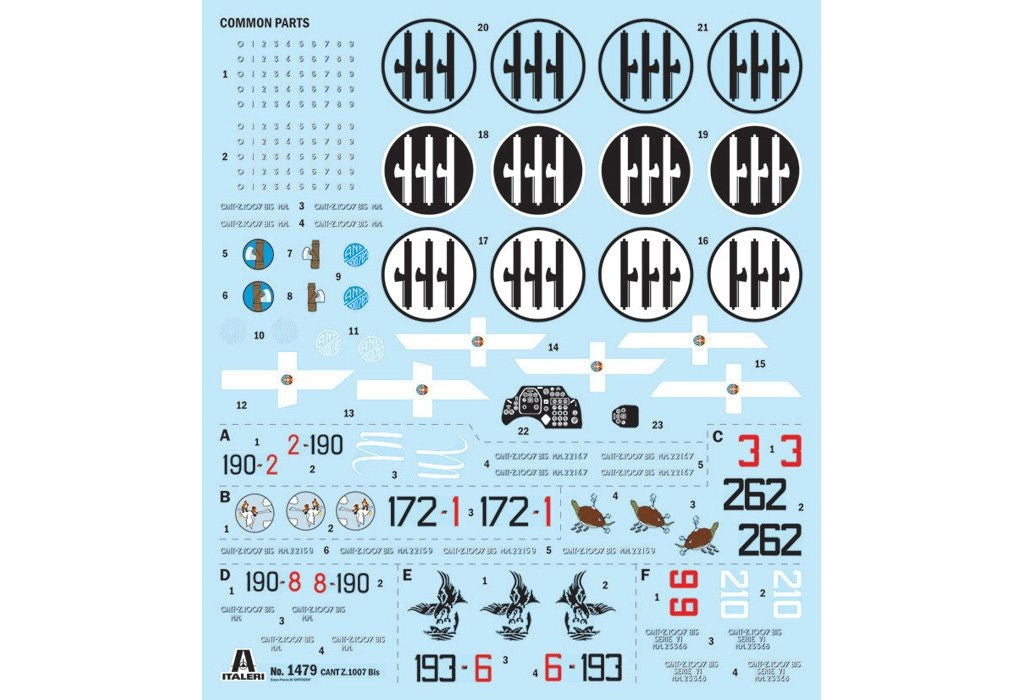 Italeri 1479 CANT Z.1007 Alcione 1/72
