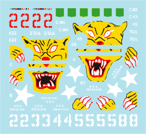 Star Decals 35-C1166 USMC Shermans - Korean War 1950-53 1/35 – zdjęcie 3