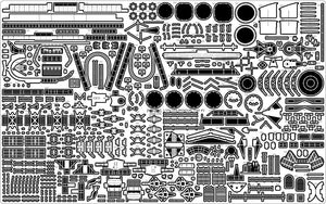 Pontos 37026FN USS BB-63 Missouri 1945 Advanced Detail Up Set (Teak tone stained wooden deck) 1/350 – image 24