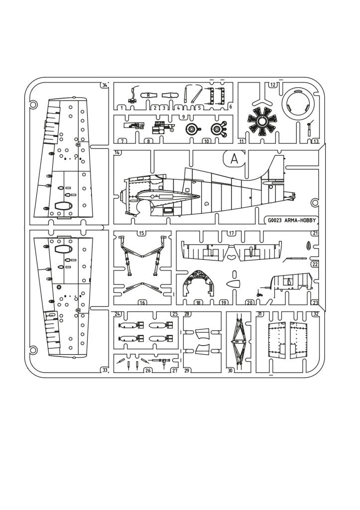 Arma Hobby 70090 F4F-3 Wildcat™