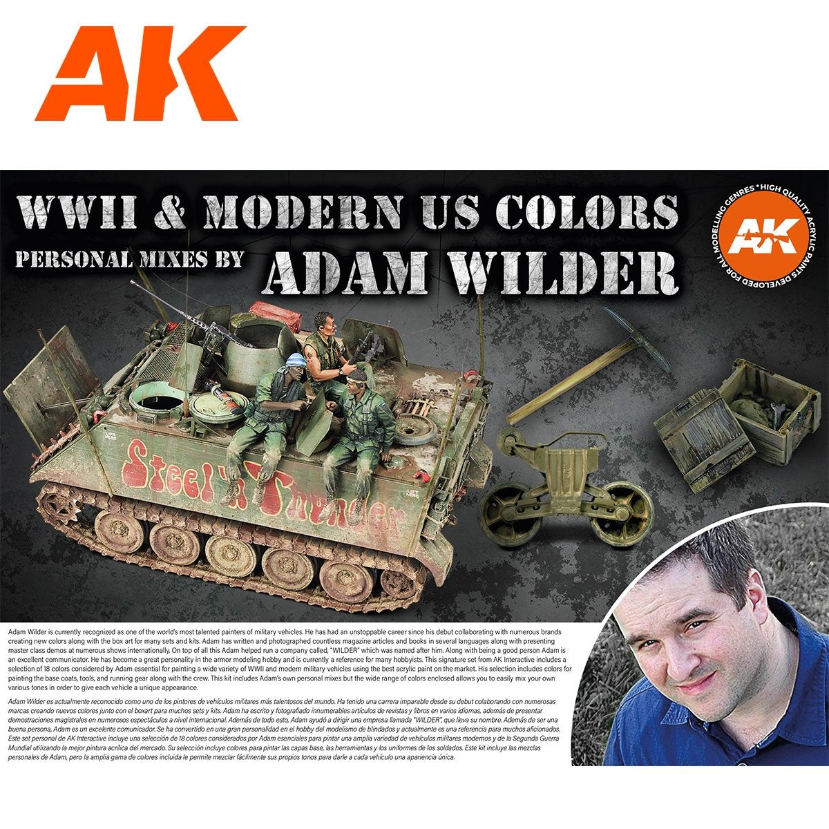 AK Interactive AK11763 SIGNATURE SET – ADAM WILDER 3G SET 18x17 ml – image 5