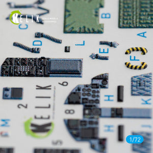 KELIK K72072 F-15C EAGLE INTERIOR 3D DECALS FOR HASEGAWA KIT 1/72 – image 6