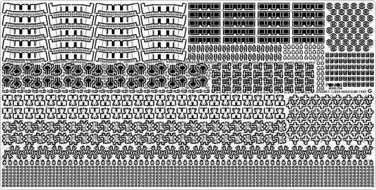Pontos 37034FN USS BB-63 Missouri 1945 &amp;quot;Advanced&amp;quot; Detail Up Set for Hobbyboss Kit (Teak Tone wooden deck) 1/350 – zdjęcie 34