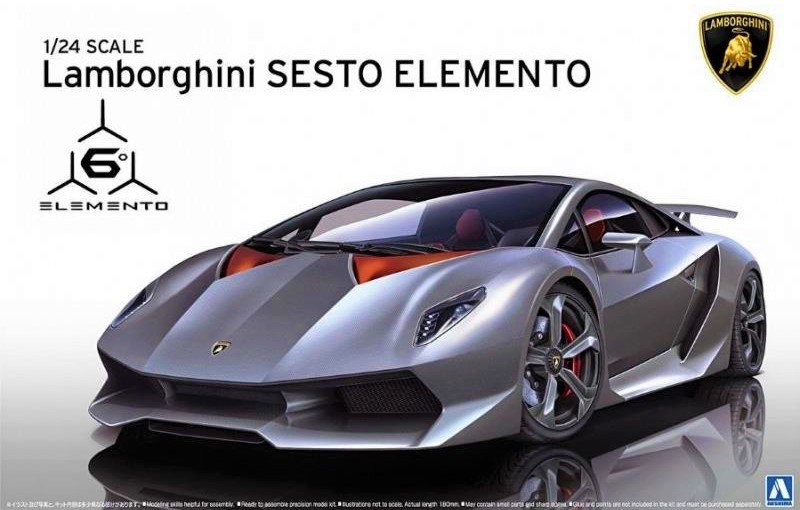 Aoshima 01073 LAMBORGHINI SESTO ÉLÉMENT (1/24)