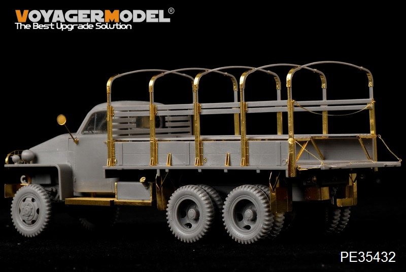 Maquette Voyager PE35432 Camion Studebaker US6 russe de la Seconde Guerre mondiale pour ITALERI 6499 / ICM 35511 1/35  – image 4