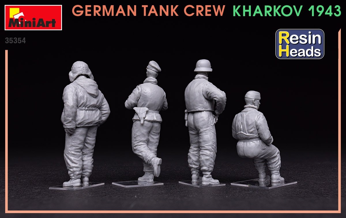 MiniArt 35354 German Tank Crew Kharkov 1943 (Resin Heads) 1/35 – image 5