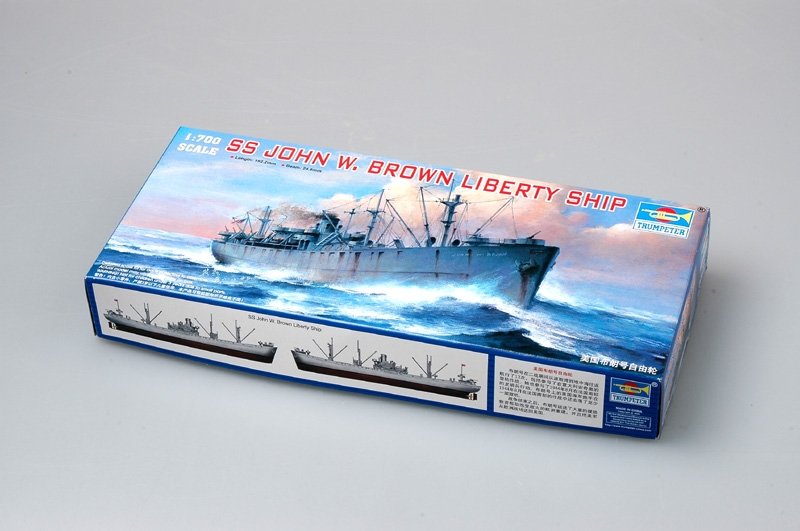 Trumpeter 05756 SS John W. Brown Liberty Ship 1/700 – immagine 2