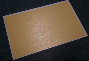 Omask 80004 Circles 4-7 mm (yellow masking tape)